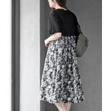 プリント切替ワンピース | rps | 詳細画像3 