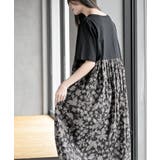 プリント切替ワンピース | rps | 詳細画像35 