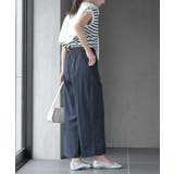 シーチングワッシャーらくちんワイドパンツ | rps | 詳細画像32