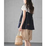 ＴシャツＳＥＴ花刺繍キャミソールアンサンブル | rps | 詳細画像19 