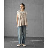 ＴシャツＳＥＴ花刺繍キャミソールアンサンブル | rps | 詳細画像2 