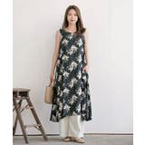 レーヨンプリントフレアーワンピース | rps | 詳細画像19 