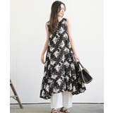 レーヨンプリントフレアーワンピース | rps | 詳細画像2 