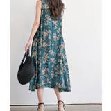 レーヨンプリントフレアーワンピース | rps | 詳細画像29 