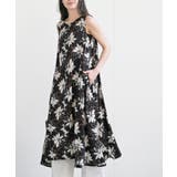 レーヨンプリントフレアーワンピース | rps | 詳細画像3 