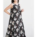 レーヨンプリントフレアーワンピース | rps | 詳細画像6 