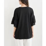 刺繍レーススリーブ切替カットＴ | rps | 詳細画像19 