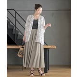 バンドカラーレーヨンプリントドルマンブラウス | rps | 詳細画像10 