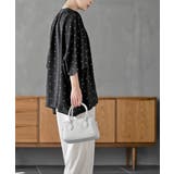 バンドカラーレーヨンプリントドルマンブラウス | rps | 詳細画像20 