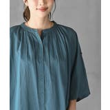 バンドカラーコットンドルマンブラウス | rps | 詳細画像14 