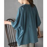 バンドカラーコットンドルマンブラウス | rps | 詳細画像16 