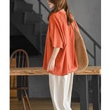 バンドカラーコットンドルマンブラウス | rps | 詳細画像27 