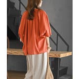 バンドカラーコットンドルマンブラウス | rps | 詳細画像28 