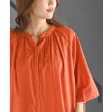 バンドカラーコットンドルマンブラウス | rps | 詳細画像30 