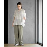 バンドカラーコットンドルマンブラウス | rps | 詳細画像34 