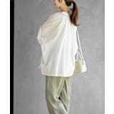 バンドカラーコットンドルマンブラウス | rps | 詳細画像36 