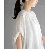 バンドカラーコットンドルマンブラウス | rps | 詳細画像41 