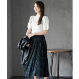 チェックレーヨンスカート | rps | 詳細画像2