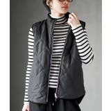 ブラック | リバーシブルスタンドキルトベスト | rps