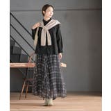 コットンネルレギュラーカラーブラウス | rps | 詳細画像11 