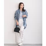 裾タック２ＷＡＹデニムＢＩＧシャツ | rps | 詳細画像10 