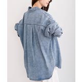 裾タック２ＷＡＹデニムＢＩＧシャツ | rps | 詳細画像16 