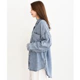 裾タック２ＷＡＹデニムＢＩＧシャツ | rps | 詳細画像18 