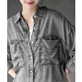 裾タック２ＷＡＹデニムＢＩＧシャツ | rps | 詳細画像6 