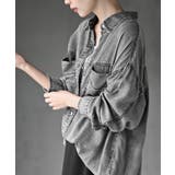 裾タック２ＷＡＹデニムＢＩＧシャツ | rps | 詳細画像7 