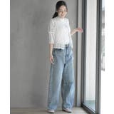 デニムバレルレッグパンツ | rps | 詳細画像19 