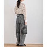 デニムバレルレッグパンツ | rps | 詳細画像3 