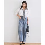 デニムバレルレッグパンツ | rps | 詳細画像7 