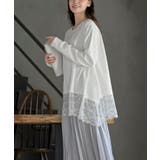 裾レースイレヘムロングスリーブＴ | rps | 詳細画像3 