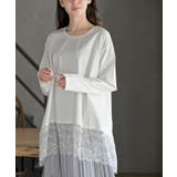 裾レースイレヘムロングスリーブＴ | rps | 詳細画像6 