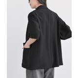 リネンライク半袖ジャケット | rps | 詳細画像16 