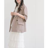 リネンライク半袖ジャケット | rps | 詳細画像19 