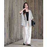 リネンライク半袖ジャケット | rps | 詳細画像2 