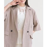 リネンライク半袖ジャケット | rps | 詳細画像22 