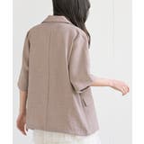 リネンライク半袖ジャケット | rps | 詳細画像24 