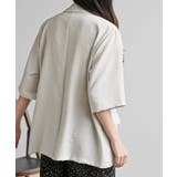 リネンライク半袖ジャケット | rps | 詳細画像34 