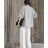 リネンライク半袖ジャケット | rps | 詳細画像4 