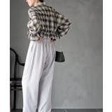 フリルリボンチェックキャンディ袖ブラウス | rps | 詳細画像12 