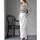 フリルリボンチェックキャンディ袖ブラウス | rps | 詳細画像13 