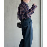 フリルリボンチェックキャンディ袖ブラウス | rps | 詳細画像19 