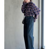 フリルリボンチェックキャンディ袖ブラウス | rps | 詳細画像21 