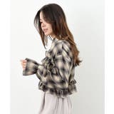 フリルリボンチェックキャンディ袖ブラウス | rps | 詳細画像26 