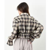 フリルリボンチェックキャンディ袖ブラウス | rps | 詳細画像27 