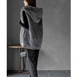 フェイクファーフードベスト | rps | 詳細画像12 