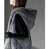 フェイクファーフードベスト | rps | 詳細画像15 