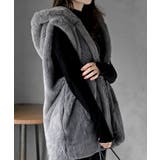 フェイクファーフードベスト | rps | 詳細画像17 